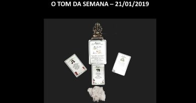 O TOM DA SEMANA – 21/01/2019