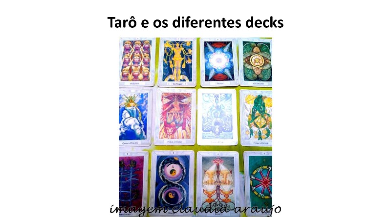 Tarô e os diferentes decks