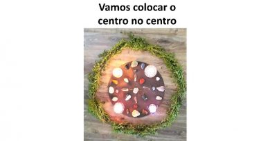 Vamos colocar o centro no centro