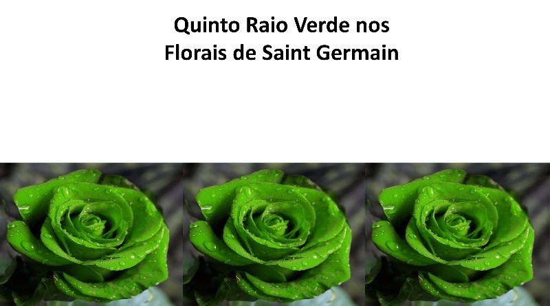Quinto Raio Verde nos Florais de Saint Germain