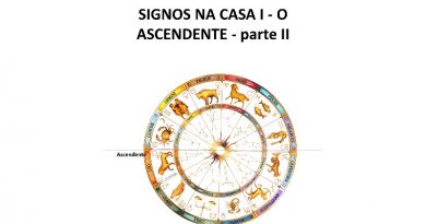 SIGNOS NA CASA I - O ASCENDENTE - parte II