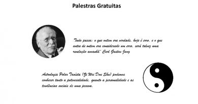 Palestras Gratuitas dia 6 de Julho