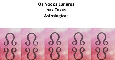 Os Nodos Lunares nas Casas Astrológicas