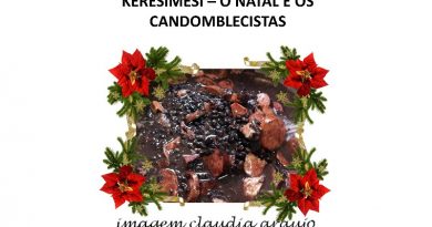 KÉRÉSÌMESÌ – O NATAL E OS CANDOMBLECISTAS