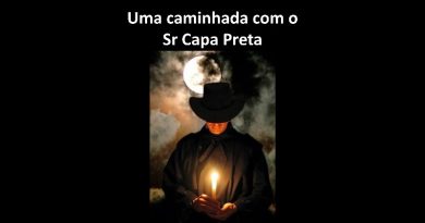 Uma caminhada com o Sr Capa Preta