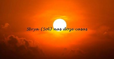 Sūrya (Sol) nas doze casas
