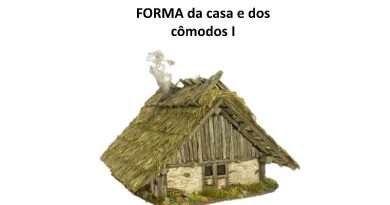 FORMA da casa e dos cômodos I