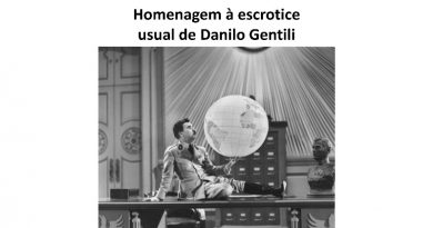 Homenagem à escrotice usual de Danilo Gentili