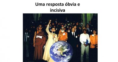 Uma resposta óbvia e incisiva
