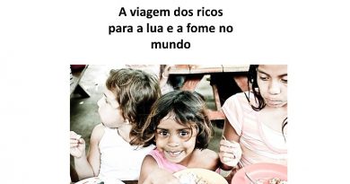 A viagem dos ricos para a lua e a fome no mundo