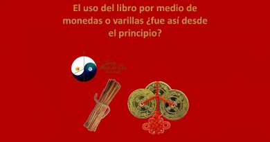 El uso del libro por medio de monedas o varillas ¿fue así desde el principio?