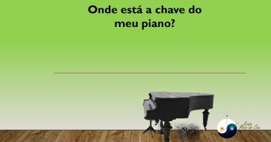 Onde está a chave do meu piano?