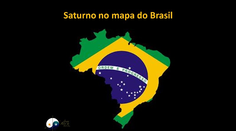 Saturno no mapa do Brasil